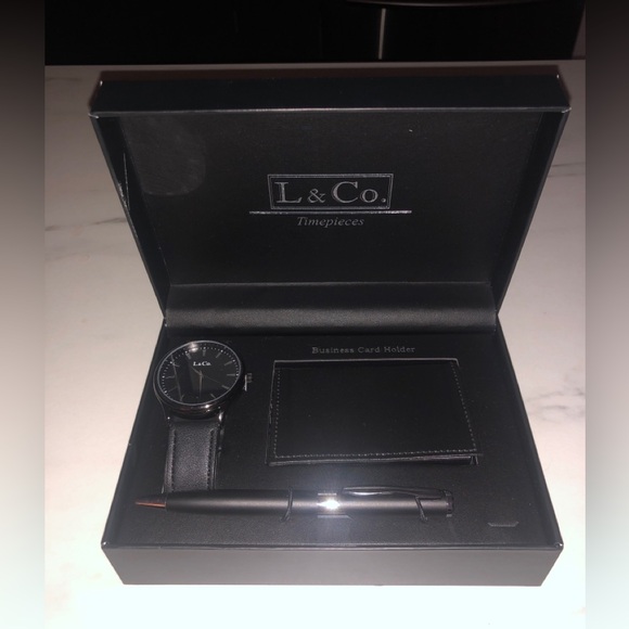 NEW Men’s watch, business card holder, pen - Picture 6 of 6